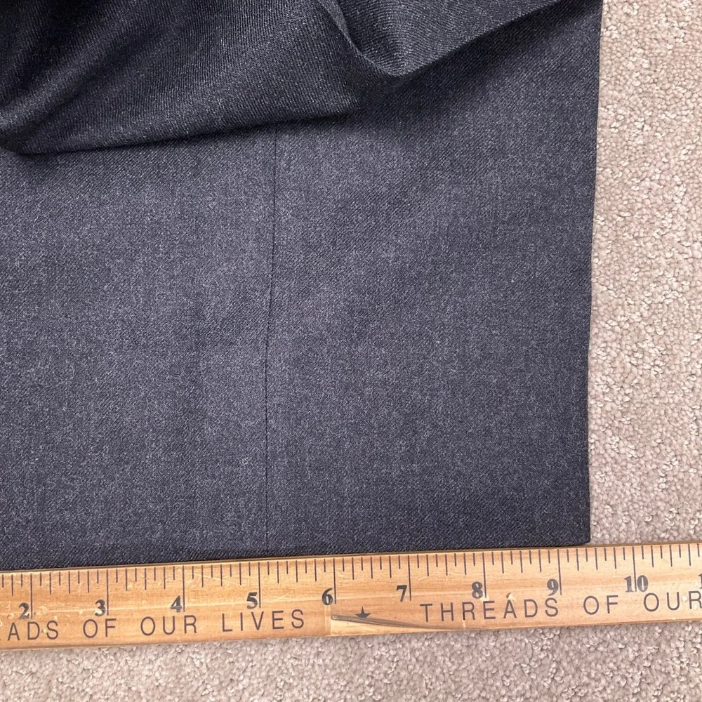 Hart Schaffner Marx Walkers Suit Mens 43R Charcoal‎ Gray 2-Piece Virgin Wool